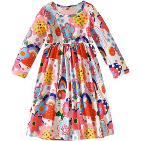 فساتين صيفية للفتيات فستان جيب بدون أكمام فستان حورية البحر على شكل فراشة للفتيات فساتين الشمس غير الرسمية من عمر 3 إلى 12 سنة in Kuwait