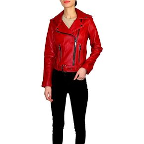 Michael Kors women's Moto Leather Jacket in Saudi Arabia