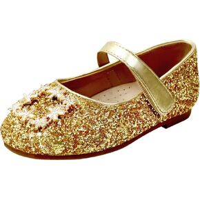 أحذية Bimbobimba للفتيات ذات إبزيم حجر الراين اللامع ماري جين المسطحة للأطفال الصغار in Kuwait