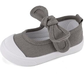 ESTAMICO Kids School Uniform Dress Shoe Girls Bowknot Mary Jane Flat Sneakers for Toddler/Little Kid in Kuwait