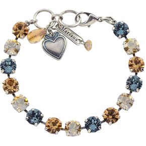 Mariana "Moondrops Tennis Bracelet, Silver Plated with Fawn Swarovksi Crystal, 8" 4252 216-3 in Saudi Arabia