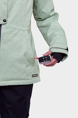 سترة 686 النسائية المعزولة Rumor - تصميم من القماش مكون من طبقتين مع بطانة من الشيربا وياقة داخلية - مقاومة للماء والطقس in Kuwait