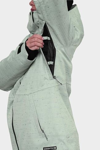 سترة 686 النسائية المعزولة Rumor - تصميم من القماش مكون من طبقتين مع بطانة من الشيربا وياقة داخلية - مقاومة للماء والطقس in Kuwait