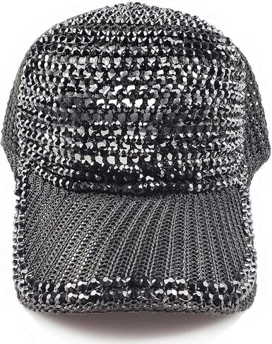 Natalie Mills Bling Patriotic Hat Bling Baseball Hat! Baseball Cap! Women's Baseball Hat! Rhinestone Hat! in Saudi Arabia