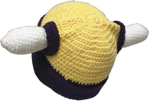 Viking Hat with Removable Beard Knitted Novelty Hat in Saudi Arabia