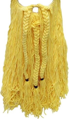 Viking Hat with Removable Beard Knitted Novelty Hat in Saudi Arabia