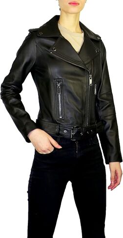 Michael Kors women's Moto Leather Jacket in Saudi Arabia
