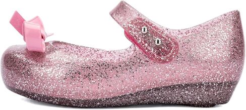 Mini Melissa Girl's Ultragrl Bow BB (Toddler/Little Kid) Glitter Pink 7 Toddler M in Saudi Arabia