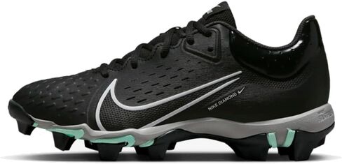 حذاء Nike Hyperdiamond 4 Keystone للسيدات للكرة اللينة (CZ5918-010، أسود/أبيض-DK رمادي دخاني-رمادي وولف) in Kuwait