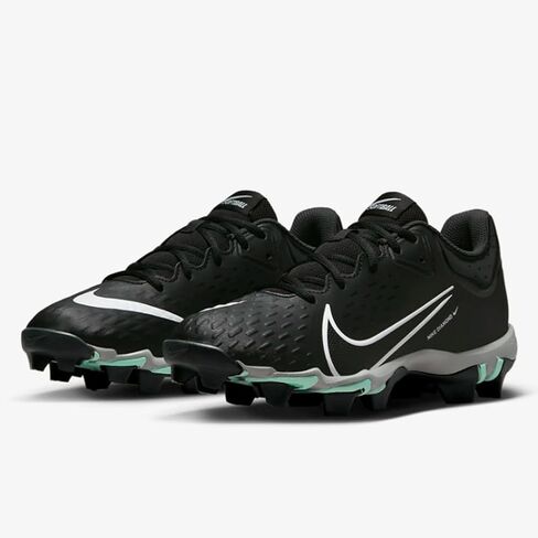 حذاء Nike Hyperdiamond 4 Keystone للسيدات للكرة اللينة (CZ5918-010، أسود/أبيض-DK رمادي دخاني-رمادي وولف) in Kuwait