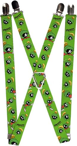 Buckle-Down Suspenders-Marvin The Martian W/Poses/Expressions Green in Saudi Arabia