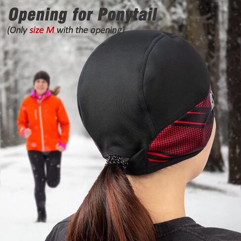 قبعة ROTTO Skull Cap خوذة بطانة حرارية مع أغطية للأذن وفتحات للنظارات للرجال والنساء in Kuwait