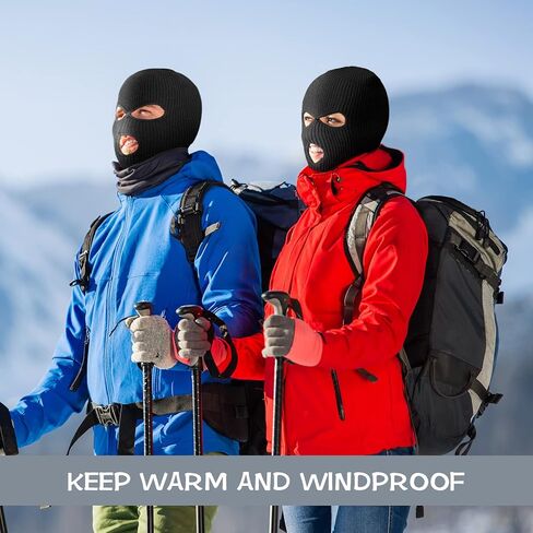 24 Pack Knitted Full Face Cover Ski Neck Gaiter Warm Knit Winter Balaclava Ski Mask for Men Women Adult Outdoor Sports in Kuwait