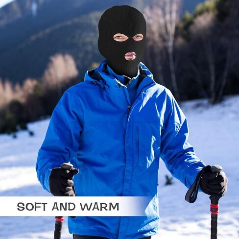 24 Pack Knitted Full Face Cover Ski Neck Gaiter Warm Knit Winter Balaclava Ski Mask for Men Women Adult Outdoor Sports in Kuwait