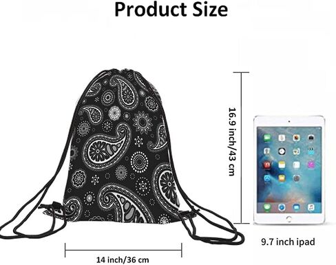 Beabes Little Small Flowers Drawstring Bags Backpack Bag Vintage Style Retro Roses Peonies Hibiscus Tulips Leaves Sport Gym Sack Drawstring Bag String Bag Yoga Bag for Men Women in Kuwait