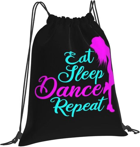 Cheerleading Unisex Drawstring Gym String Bag Drawstring Backpack Waterproof Light Durable Sack Pack Sport Cinch Bag Gifts in Kuwait