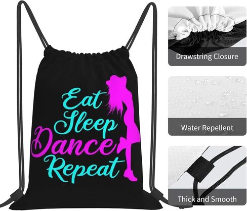 Cheerleading Unisex Drawstring Gym String Bag Drawstring Backpack Waterproof Light Durable Sack Pack Sport Cinch Bag Gifts in Kuwait