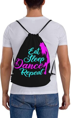 Cheerleading Unisex Drawstring Gym String Bag Drawstring Backpack Waterproof Light Durable Sack Pack Sport Cinch Bag Gifts in Kuwait