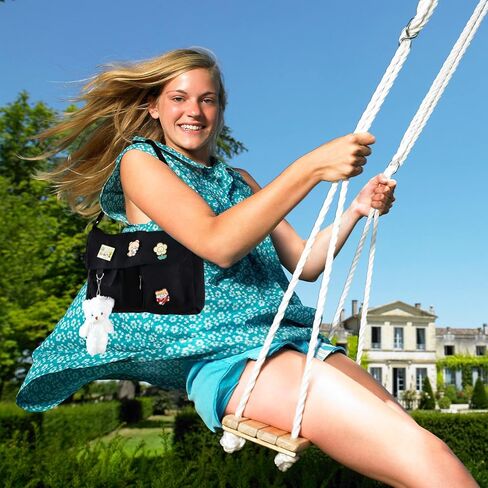 Canvas Messenger Bag with Kawaii Pins and Pendent for Women Girls Cute Crossbody Shoulder Bag with Multiple Pockets for School, Black in Kuwait