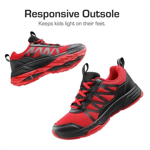 DREAM PAIRS Boys Girls Shoes Kids DuraPlay Tennis Footwear Non Slip Athletic Running Walking Lightweight Lace Up Sneakers for Little/Big Kid in Saudi Arabia