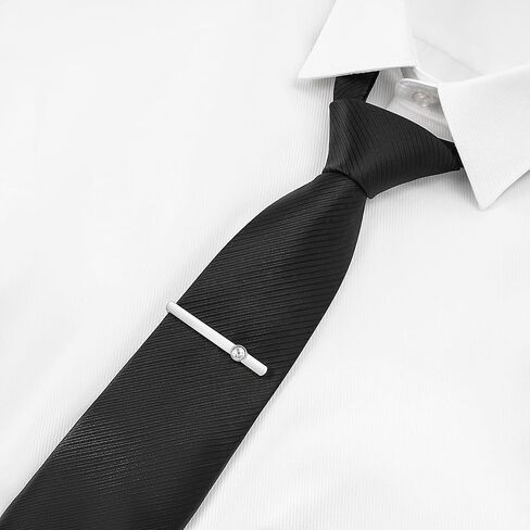 Dannyshi Mens Cufflinks Blue Crystal Circular Classic Tuxedo Shirt Cufflinks Tie clip set for Men Business Wedding in Kuwait