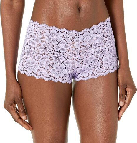 Maidenform womens Underwear Boy Shorts With Cheeky Fit, Cheeky Lace Boyshort Underwear (Retired Colors) in Saudi Arabia