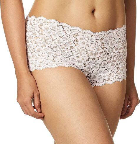 Maidenform womens Underwear Boy Shorts With Cheeky Fit, Cheeky Lace Boyshort Underwear (Retired Colors) in Saudi Arabia