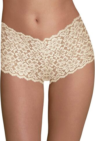Maidenform womens Underwear Boy Shorts With Cheeky Fit, Cheeky Lace Boyshort Underwear (Retired Colors) in Saudi Arabia