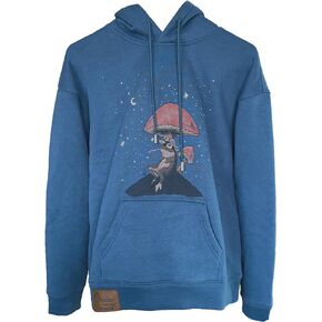 StrawHaus StarGazer of the Wirt Collection Cute and Warm Oversized Cottagecore Aesthetic Frog Hoodie in Saudi Arabia