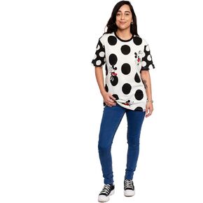 LOUNGEFLY DISNEY MINNIE ROCKS THE DOTS للجنسين تي شيرت صغير in Kuwait