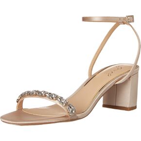 Jewel Badgley Mischka Danni Low Block Heel Sandal in Saudi Arabia
