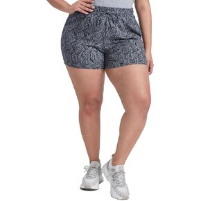 YMI Women's Plus Size Drawstring Waistband Linen Shorts in Kuwait