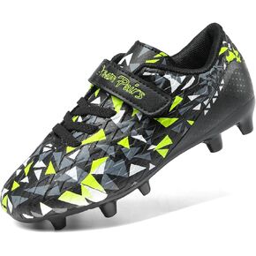 DREAM PAIRS Boys Girls Soccer Cleats Kids Football Shoes Toddler/Little Kid/Big Kid