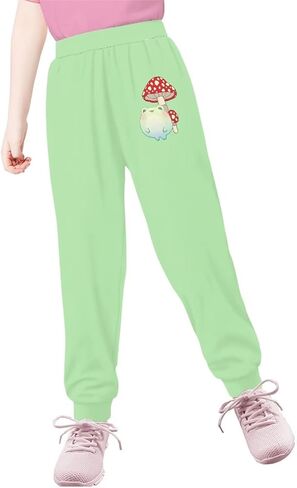 Showudesigns Sweatpants للفتيات 4-15 سنة السراويل الرياضية عارضة مع جيوب in Kuwait