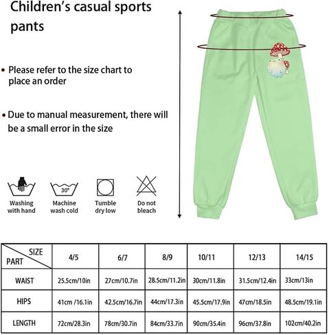 Showudesigns Sweatpants للفتيات 4-15 سنة السراويل الرياضية عارضة مع جيوب in Kuwait