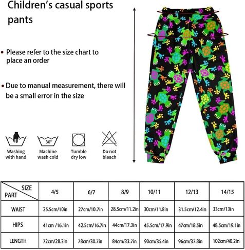 Showudesigns Sweatpants للفتيات 4-15 سنة السراويل الرياضية عارضة مع جيوب in Kuwait