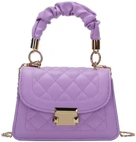 Stylish Korean Diamond Lattice Design Small Shoulder Bag in Saudi Arabia