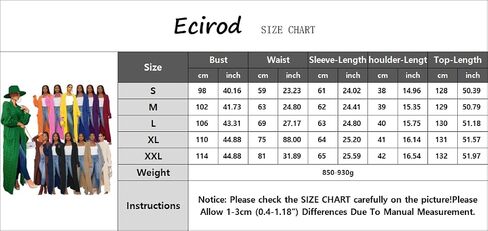 Ecirod الخريف مفتوحة الجبهة سترة طويلة البلوزات للنساء مكتنزة طويلة الأكمام متماسكة سترة معاطف مع جيوب in Kuwait