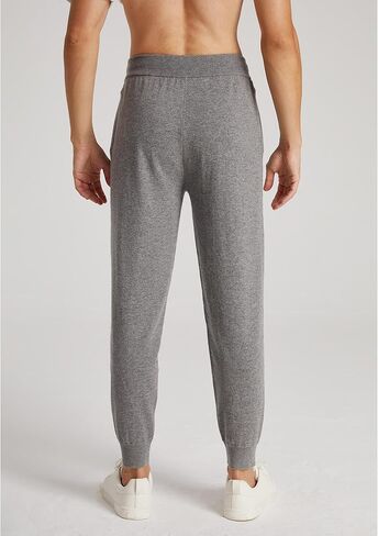 GreenMount Mens Cashmere Pants Soft Warm Jogger Sweatpants with Drawstring for Men 37.5° Warm in Saudi Arabia
