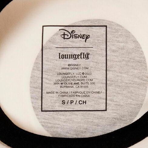 LOUNGEFLY DISNEY MINNIE ROCKS THE DOTS للجنسين تي شيرت صغير in Kuwait