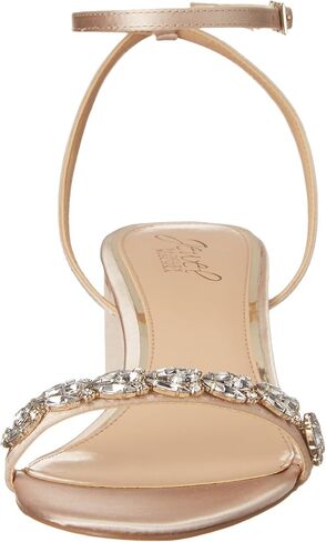 Jewel Badgley Mischka Danni Low Block Heel Sandal in Saudi Arabia