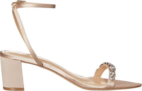 Jewel Badgley Mischka Danni Low Block Heel Sandal in Saudi Arabia