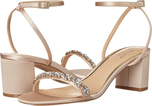 Jewel Badgley Mischka Danni Low Block Heel Sandal in Saudi Arabia