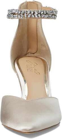 Jewel Badgley Mischka Maya Crystal Strap 2-Piece Pump in Kuwait