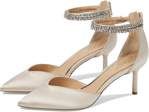 Jewel Badgley Mischka Maya Crystal Strap 2-Piece Pump in Kuwait