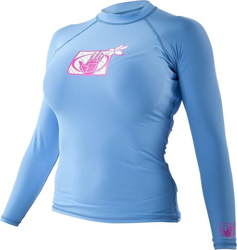 Body Glove 13211W Women's L/A Basic Fitted Long Sleeve Rashguard Top in Saudi Arabia