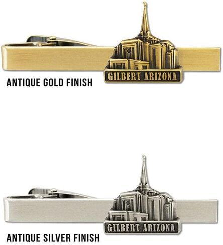 Lifebeats Gilbert Arizona Antique Gold Temple Tieclip by Ringmasters in Kuwait