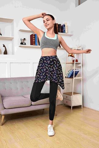 تنورة علوية من قطعة واحدة لليوجا والتنس الرياضية ذات ربطة عنق ذاتية للتمرين والجري وتغطية قصيرة in Kuwait