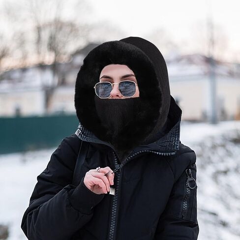 قناع تزلج هاساجي، بالاكلافا، قناع الوجه بالاكلافا للرجال والنساء من الصوف الدافئ المحبوك in Kuwait