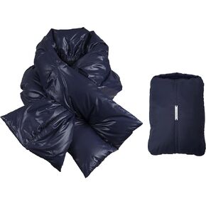 Coatology womens Down Scarf With Matching Mini Travel Pouch in Saudi Arabia